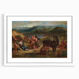 Ovid Among the Scythians by Delacroix - Romanticism Art Print