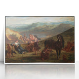 Ovid Among the Scythians by Delacroix - Romanticism Art Print