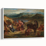 Ovid Among the Scythians by Delacroix - Romanticism Art Print