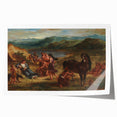 Ovid Among the Scythians by Delacroix - Romanticism Art Print