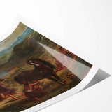 Ovid Among the Scythians by Delacroix - Romanticism Art Print