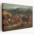 Ovid Among the Scythians by Delacroix - Romanticism Art Print