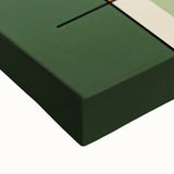 Modern Dining Room Art – Geometric Orange & Green Wall Print