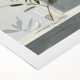 Abstract floral wall art on rolled canvas, showcasing vibrant colors and intricate patterns, ideal for modern home decor. Perfect for enhancing any living space.