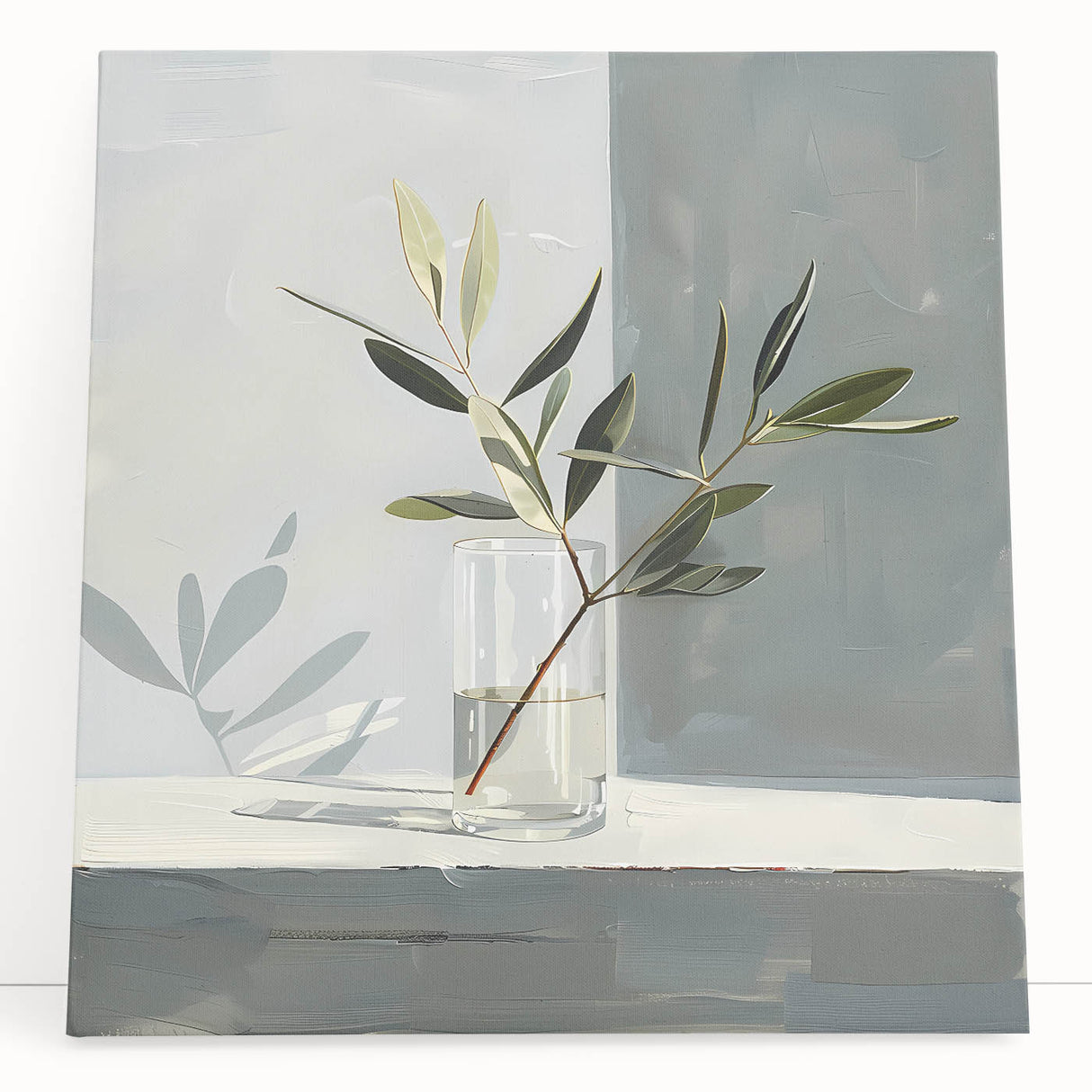 Vibrant abstract floral wall art on stretched canvas, showcasing bold colors and intricate details, perfect for modern home decor and artistic expression.