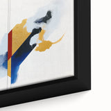 Contemporary Abstract Canvas – Geometric Colorfield Motion