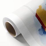 Contemporary Abstract Canvas – Geometric Colorfield Motion