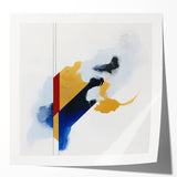 Contemporary Abstract Canvas – Geometric Colorfield Motion