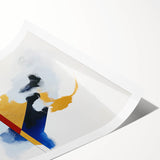 Contemporary Abstract Canvas – Geometric Colorfield Motion