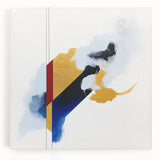 Contemporary Abstract Canvas – Geometric Colorfield Motion