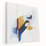 Contemporary Abstract Canvas – Geometric Colorfield Motion