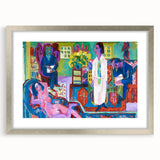 Expressionism Wall Art - Vibrant Bohemian Interior Scene Painting