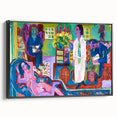 Expressionism Wall Art - Vibrant Bohemian Interior Scene Painting