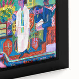 Expressionism Wall Art - Vibrant Bohemian Interior Scene Painting