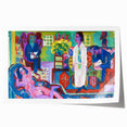 Expressionism Wall Art - Vibrant Bohemian Interior Scene Painting