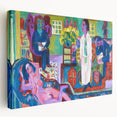 Expressionism Wall Art - Vibrant Bohemian Interior Scene Painting