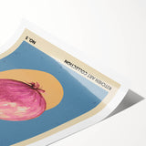 Extra large wall art featuring line art flowers in black on a white background, ideal for large living room decor.