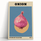 Large black and white canvas print of assorted fruits, ideal for kitchen wall art.