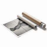 Monochrome Pointillism Art - Woman with Parasol - Seurat’s Graceful Print