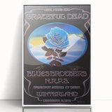 Grateful Dead Retro Wall Art – Vintage New Year’s Eve Concert Print