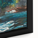 Realism Art Prints - The Rapids, Hudson River by Winslow Homer Nature Art