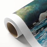 Realism Art Prints - The Rapids, Hudson River by Winslow Homer Nature Art