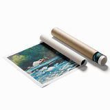 Realism Art Prints - The Rapids, Hudson River by Winslow Homer Nature Art