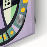 Children’s Wall Decor – Playful Geometric Seahorse Illustration