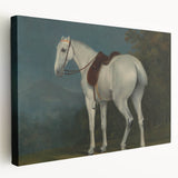 A Lady's Grey Hunter by Jacques-Laurent Agasse - Romantic Art Print