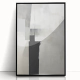 Acrylic Dining Room Artwork – Black & White Minimalist Print
