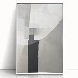 Acrylic Dining Room Artwork – Black & White Minimalist Print
