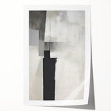 Acrylic Dining Room Artwork – Black & White Minimalist Print