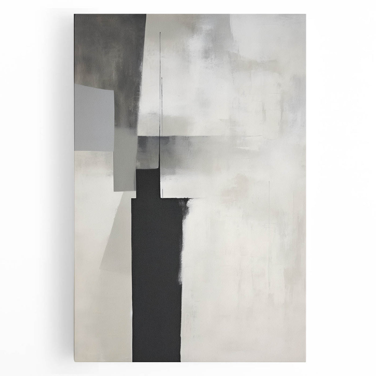 Acrylic Dining Room Artwork – Black & White Minimalist Print