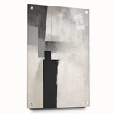 Acrylic Dining Room Artwork – Black & White Minimalist Print