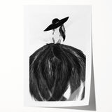 Abstract figurative rolled print showcasing vibrant colors and dynamic shapes, ideal for modern home decor. Packaged securely in a protective tube for safe delivery.