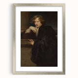 Baroque Portrait of Elegance - Classic Antique Art Print