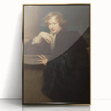 Baroque Portrait of Elegance - Classic Antique Art Print