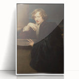 Baroque Portrait of Elegance - Classic Antique Art Print