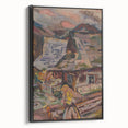 Expressionism Wall Art - Vibrant Mountain Morning Scene Painting