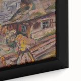 Expressionism Wall Art - Vibrant Mountain Morning Scene Painting