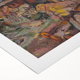 Expressionism Wall Art - Vibrant Mountain Morning Scene Painting