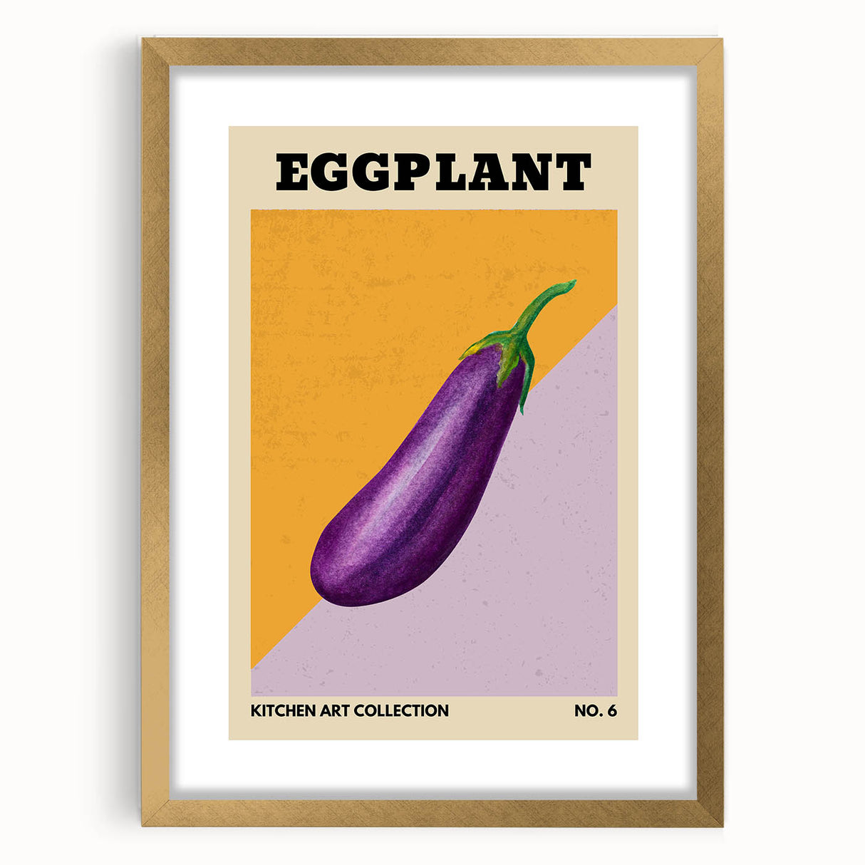 Extra large abstract art print featuring textured fruits in vibrant colors on a framed canvas, ideal for living room decor.