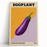 Black and white stretched canvas featuring an assortment of fruits, ideal for kitchen wall art.