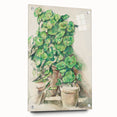 Impressionist Wall Art - Geraniums in Pots - Cezanne’s Botanical Art Print