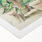 Impressionist Wall Art - Geraniums in Pots - Cezanne’s Botanical Art Print