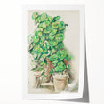 Impressionist Wall Art - Geraniums in Pots - Cezanne’s Botanical Art Print