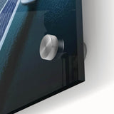Close-up image of a sleek acrylic glass landscape bridge design, showcasing vibrant colors and intricate details, perfect for home decor enthusiasts.