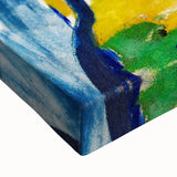 Modernist Garden Scene - Vibrant Wall Art of Grape Arbor and Sunlight