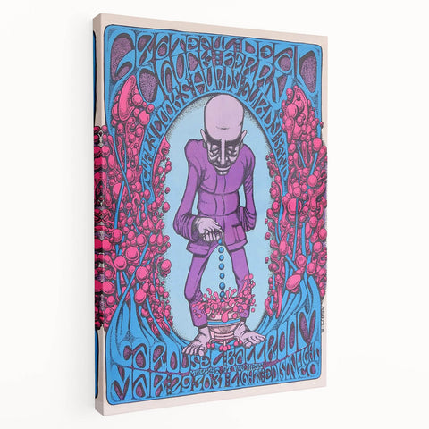 Grateful Dead Retro Wall Art – Vintage Psychedelic Concert Print