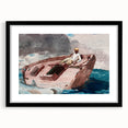 Realism Art Prints - The Gulf Stream by Winslow Homer Nautical Scene Art